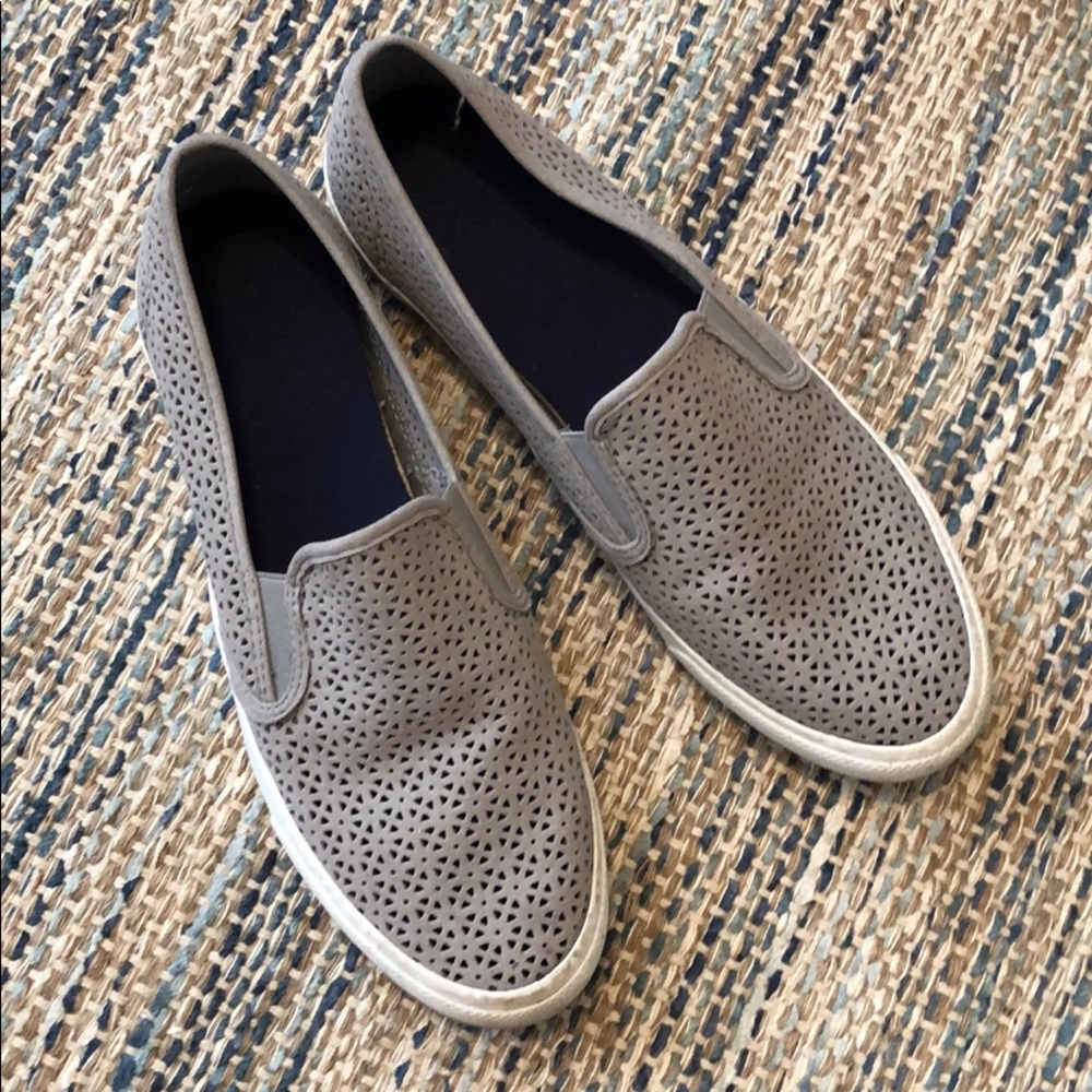 Gray Sperry Slide Ons
